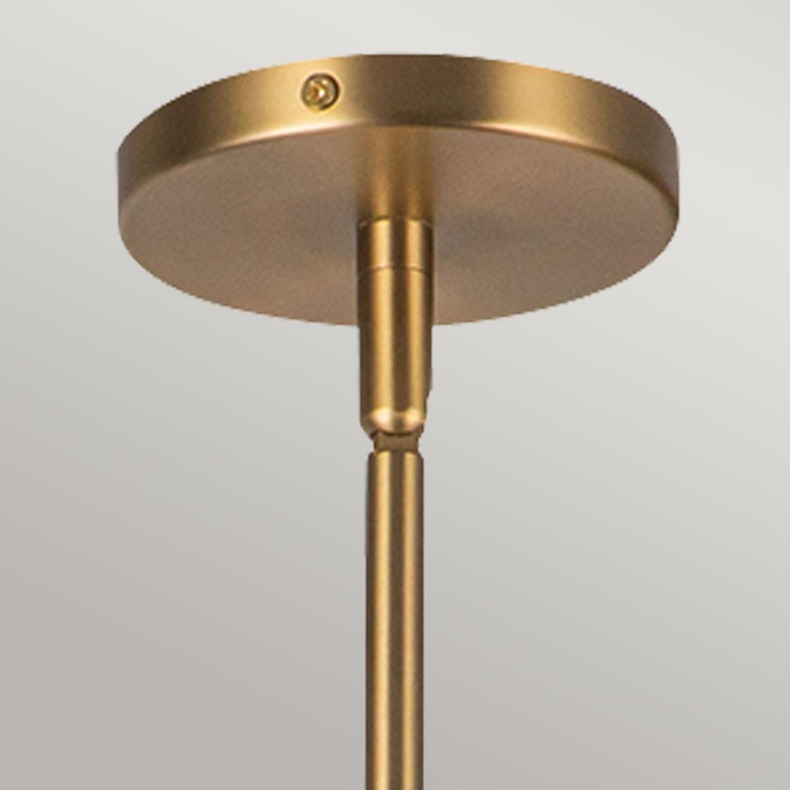 Alora Mood - Lampada a sospensione con asta PERTH 1xE27/60W/230V Ø 37,5 cm dorata