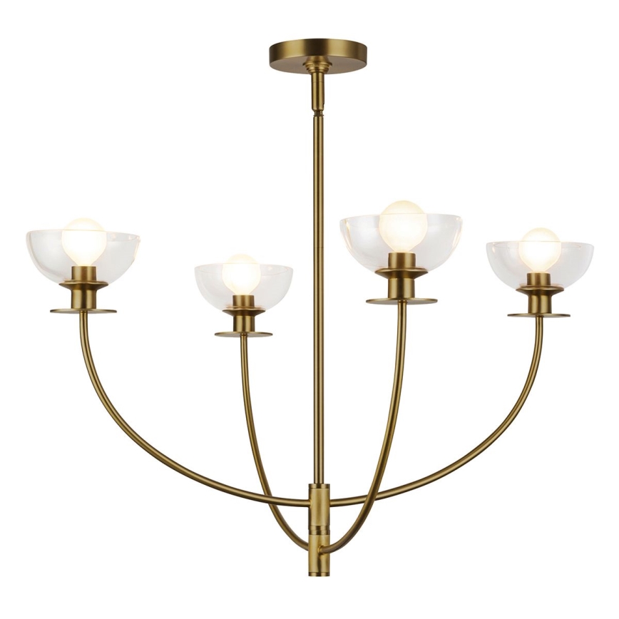 Alora Mood - Lampadario a stelo SYLVIA 4xE14/40W/230V dorato