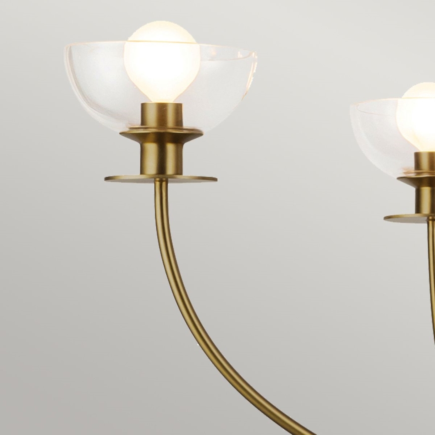 Alora Mood - Lampadario a stelo SYLVIA 4xE14/40W/230V dorato