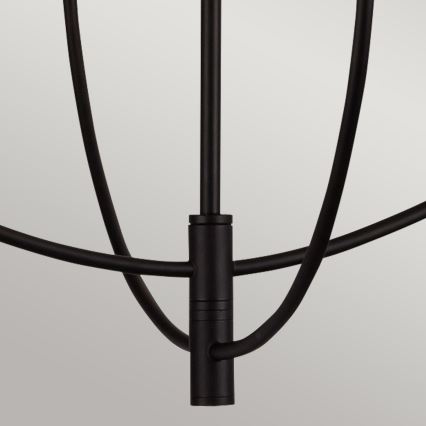 Alora Mood - Lampadario a stelo SYLVIA 4xE14/40W/230V nero