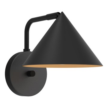 Alora Mood - Applique da parete REMYCK 1xE27/60W/230V nera