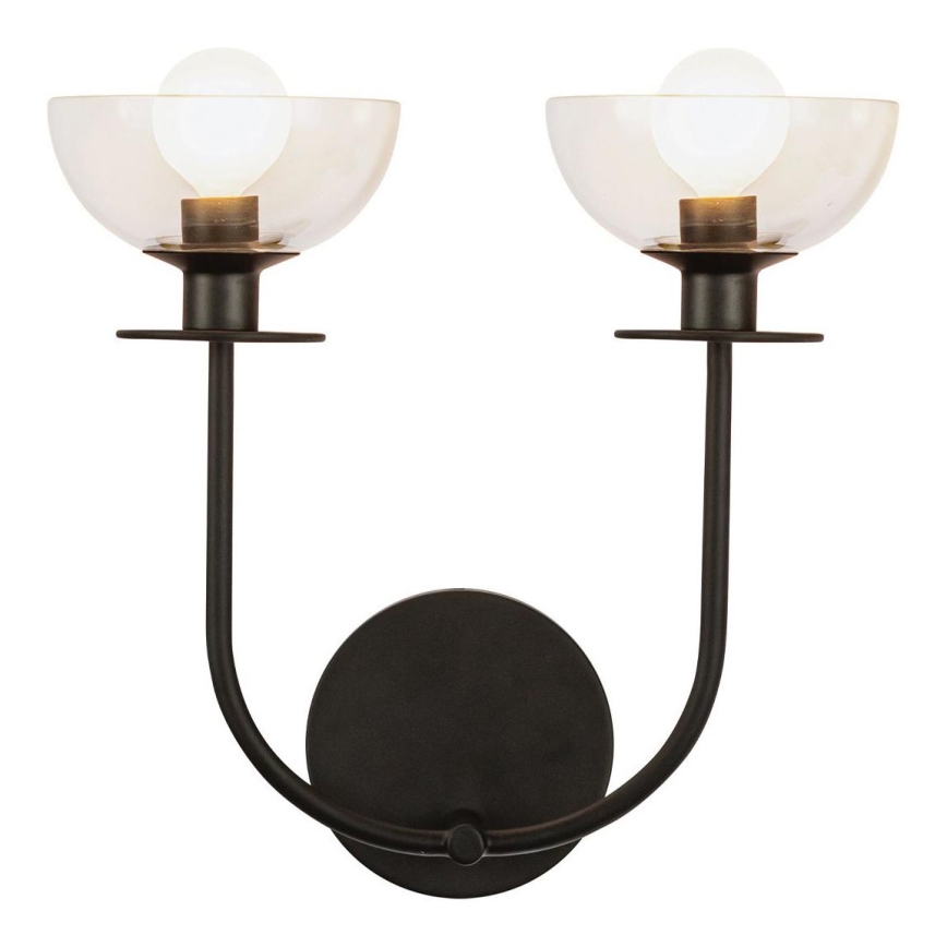 Alora Mood - Applique da parete SYLVIA 2xE14/40W/230V nera