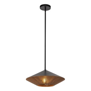 Alora Mood - Lampadario a sospensione con supporto rigido DAPHNE 1xE27/60W/230V diametro 38,1 cm nero