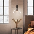 Alora Mood - Lampadario a stelo JUDE 1xE27/60W/230V nero
