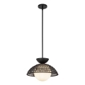 Alora Mood - Lampadario su asta PERTH 1xE27/60W/230V Ø 37,5 cm nero
