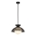 Alora Mood - Lampadario su asta PERTH 1xE27/60W/230V Ø 37,5 cm nero