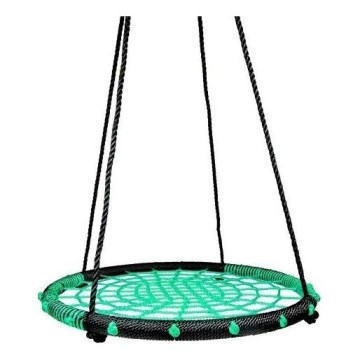 Altalena Ø 80 cm nero/verde