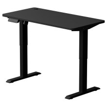 Altezza regolabile scrivania LEVANO 120x60 cm nero