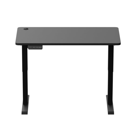 Altezza regolabile scrivania LEVANO 120x60 cm nero