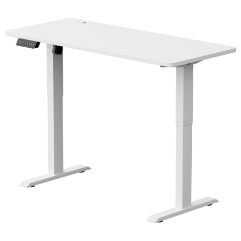 Altezza regolabile scrivania LEVANO 140x60 cm bianco