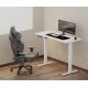 Altezza regolabile scrivania LEVANO 140x60 cm bianco
