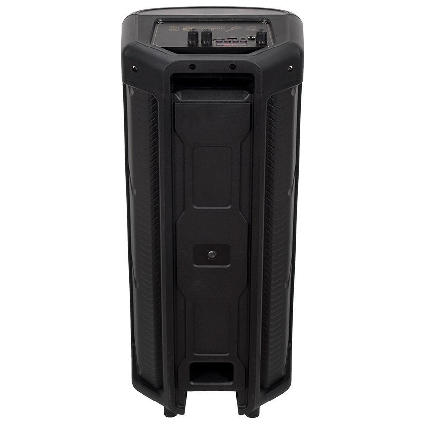 Altoparlante LED RGB ricaricabile con microfono 600W/2400 mAh + telecomando