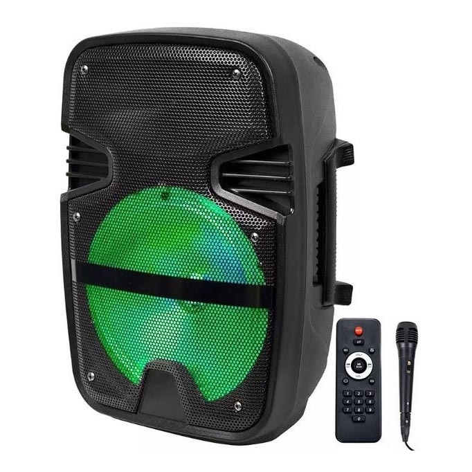 Cassa Bluetooth Portatile Con Microfono E Luci LED ZQS-4210 Radio FM USB