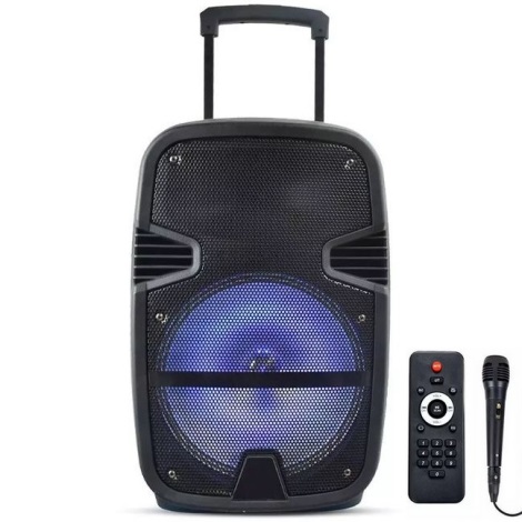 Altoparlante portatile Bluetooth con microfono 35W/3,7V LED RGB