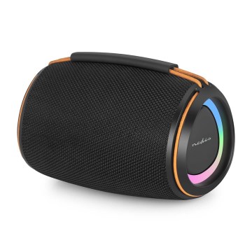 Altoparlante ricaricabile con LED 40W/1200 mAh IPX4 nero