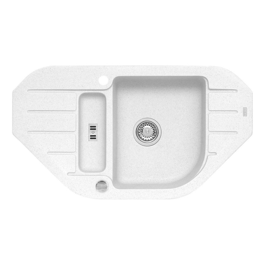 ALVEUS 1100889 - Lavello della cucina NIAGARA 90x50 cm granito/bianco
