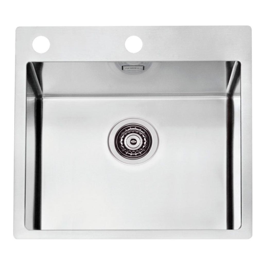ALVEUS 1103609 - Lavello della cucina PURE 52,5x51,5 cm raso