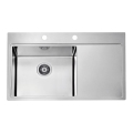 ALVEUS 1103652 - Lavello della cucina PURE 86x52,5 cm satin, sinistra