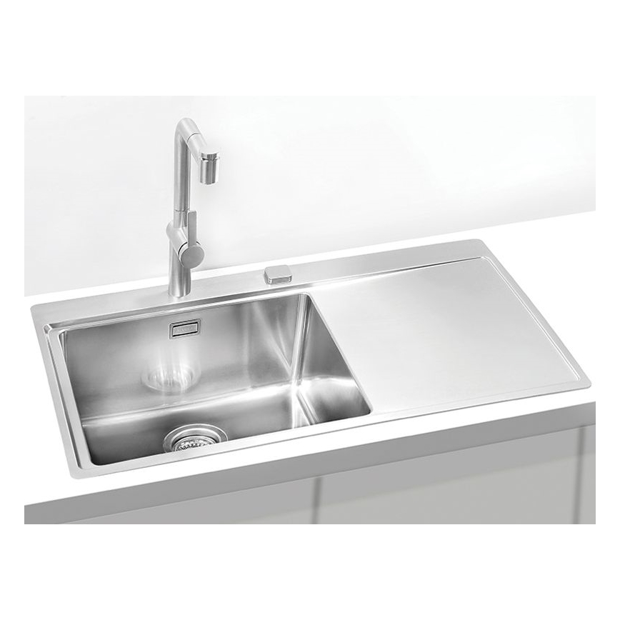 ALVEUS 1103652 - Lavello della cucina PURE 86x52,5 cm satin, sinistra