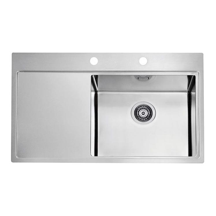 ALVEUS 1103653 - Lavello della cucina PURE 86x52,5 cm satin, destra