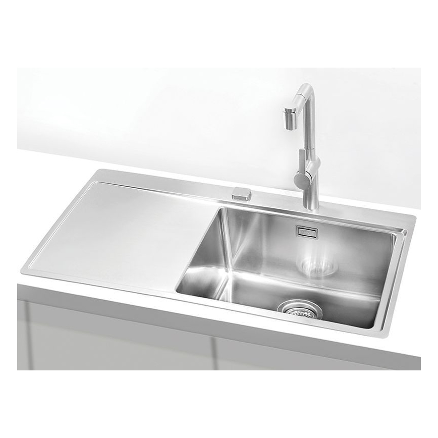 ALVEUS 1103653 - Lavello della cucina PURE 86x52,5 cm satin, destra