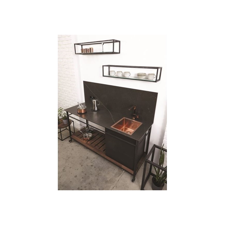ALVEUS 1122689 - Lavello della cucina QUADRIX 45x45 cm monarch rame