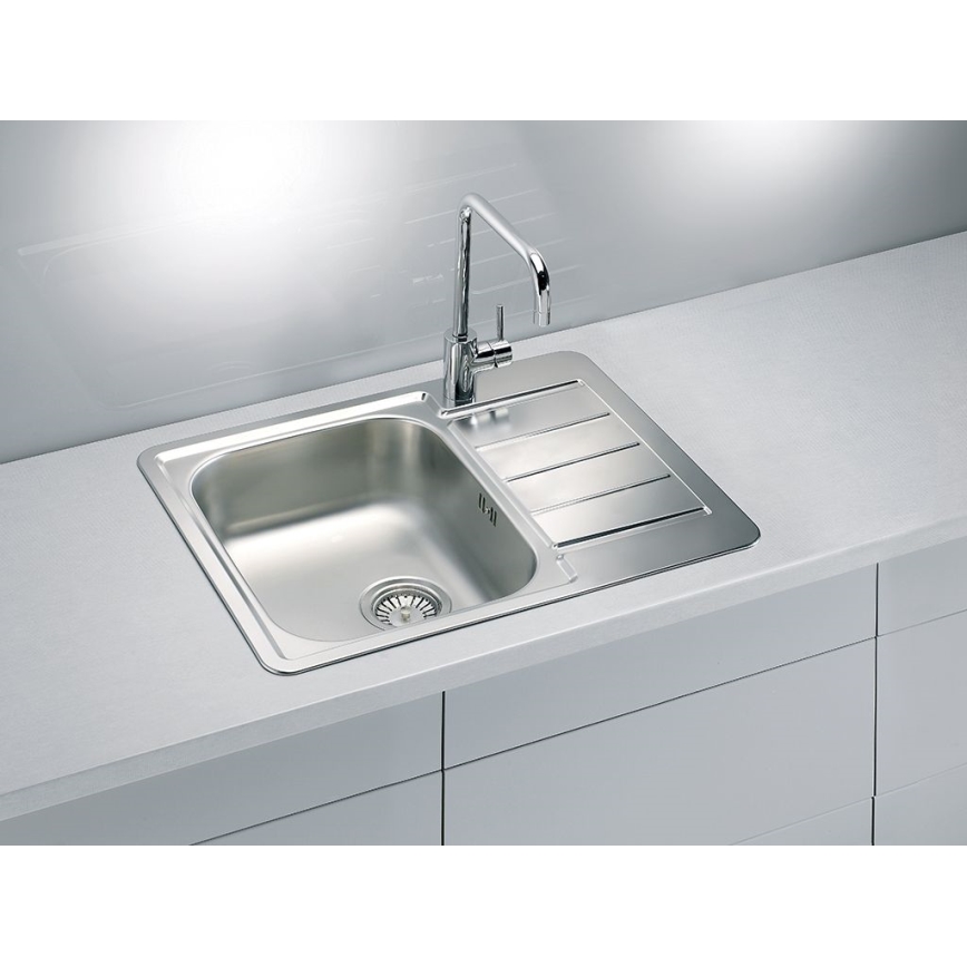 ALVEUS 1125356 - Lavello della cucina LINE 61,5x50 cm opaco acciaio/raso