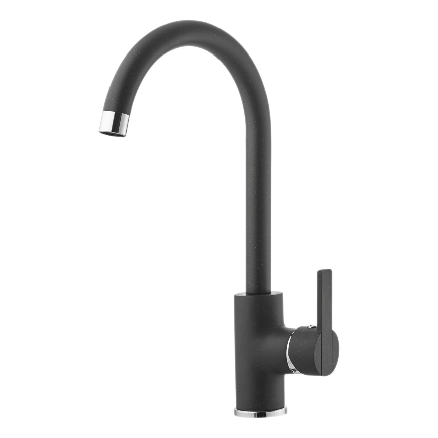 ALVEUS 1129052 - Rubinetto per lavello TONIA 34 cm granito/nero