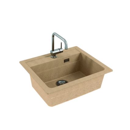 ALVEUS 1131994 - Lavello della cucina ATROX 59x50 cm granito/beige