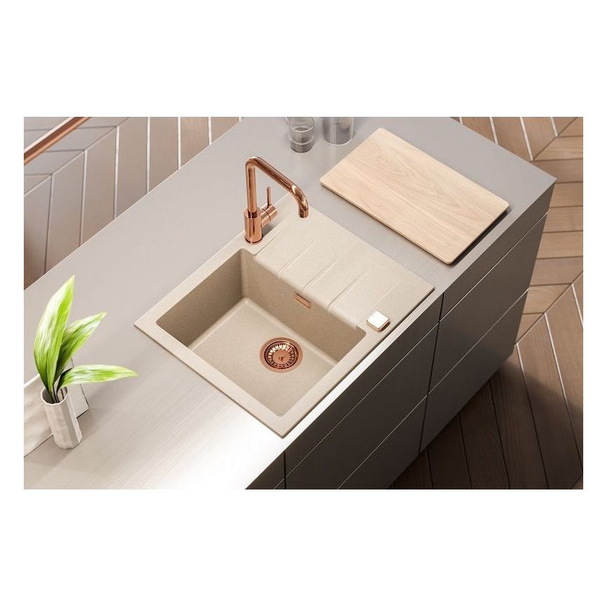 ALVEUS 1132019 - Lavello della cucina CADIT 59x50 cm granito/beige