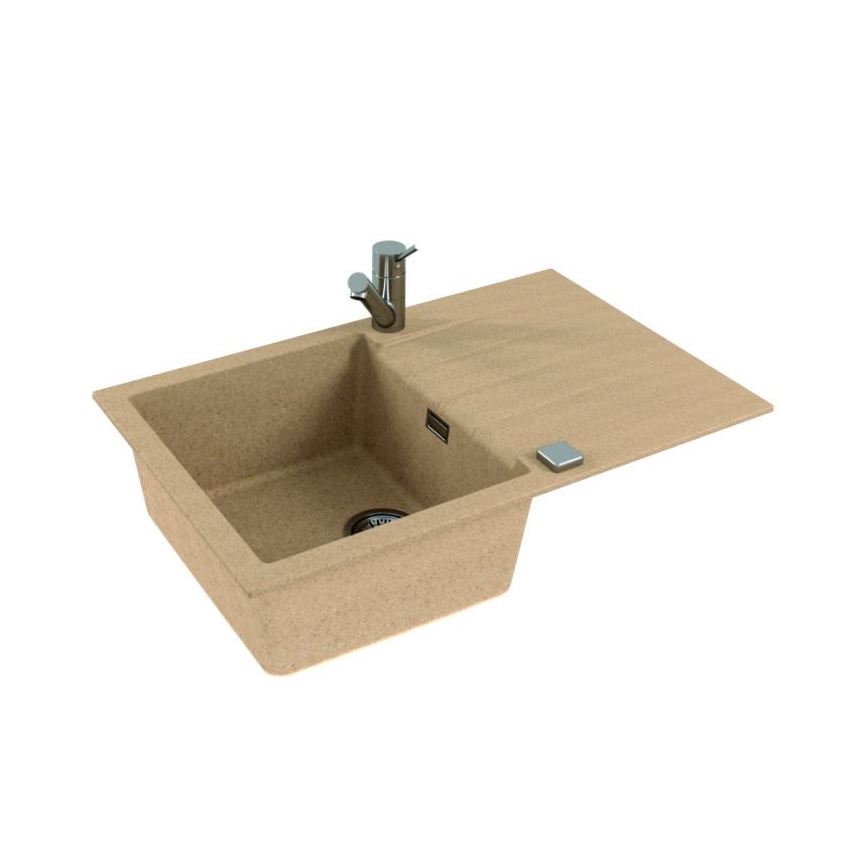 ALVEUS 1132024 - Lavello della cucina CADIT 79x50 cm granito/beige