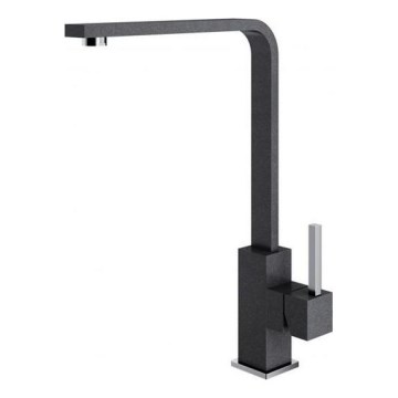 ALVEUS 1136742 - Rubinetto per lavello AFRA 32,3 cm granito/nero