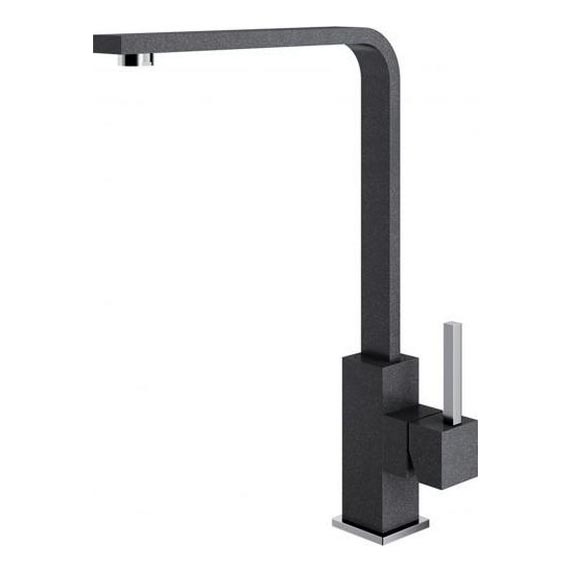 ALVEUS 1136742 - Rubinetto per lavello AFRA 32,3 cm granito/nero