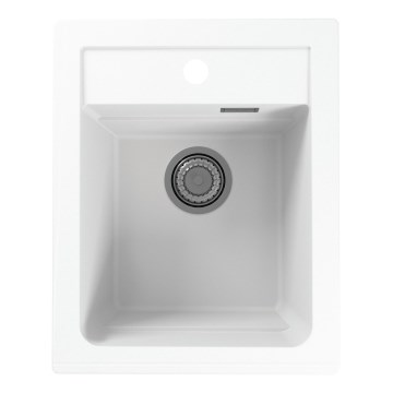 ALVEUS 1139079 - Lavello della cucina ATROX 50x40 cm granito/bianco