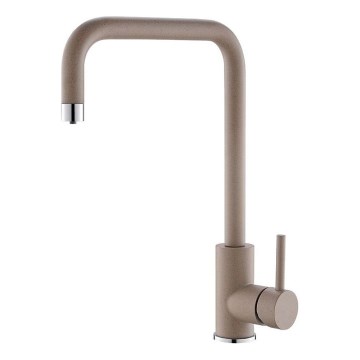 ALVEUS 1139811 - Rubinetto per lavello DUAL 37 cm granito/beige