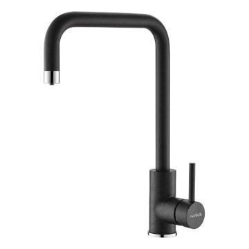 ALVEUS 1139812 - Rubinetto per lavello DUAL 37 cm granito/nero