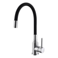 ALVEUS 1144427 - Rubinetto per lavello con braccio flessible MINTAS 34 cm cromo lucido/nero