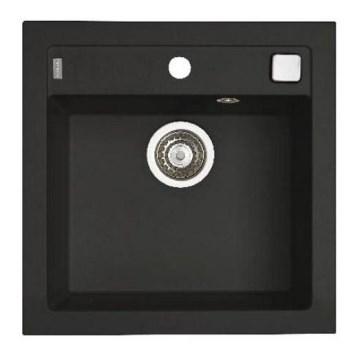 ALVEUS 1149133 - Lavello della cucina FORMIC 52x51 cm granito/nero