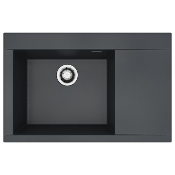 ALVEUS 1149304 - Lavello da cucina PURE 79x51,5 cm granito/nero
