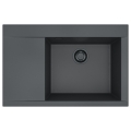 ALVEUS 1149504 - Lavello da cucina PURE 79x51,5 cm granito/nero