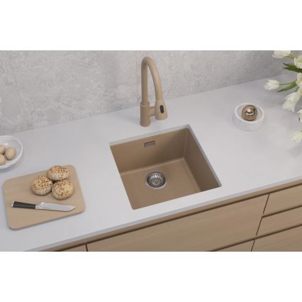 ALVEUS 1150047 - Lavello da cucina OMNI 45x45 cm granito/beige