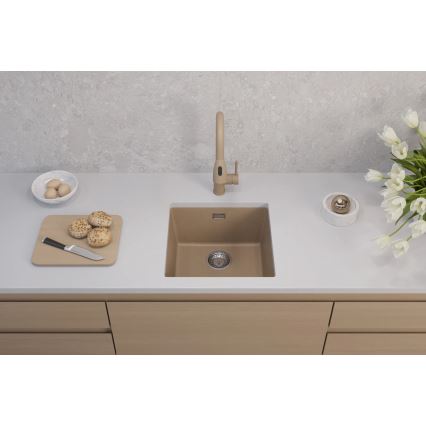 ALVEUS 1150047 - Lavello da cucina OMNI 45x45 cm granito/beige
