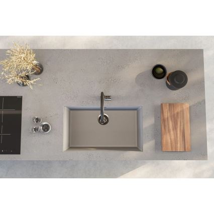 ALVEUS 1150058 - Lavello da cucina OMNI 75x45 cm granito/bianco