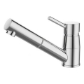 ALVEUS 1150888 - Rubinetto lavello con doccetta estraibile NANO 13,9 cm cromo lucido