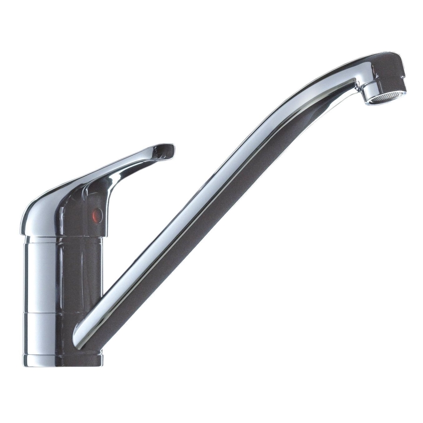 ALVEUS SETA265 - Lavello da cucina ZOOM 61,5x50 cm + rubinetto RIVIERA 14,8 cm satin/lucido cromo