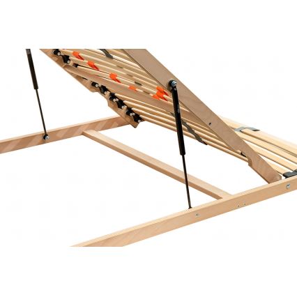 Ambiamo - Rete a doghe flessibile con inclinazione a pistone dalle gambe LOEN 200x90 cm