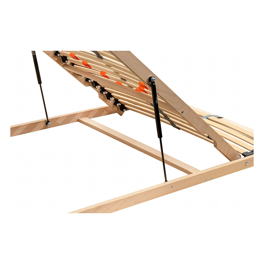 Ambiamo - Rete a doghe flessibile con inclinazione a pistone dalle gambe LOEN 200x90 cm
