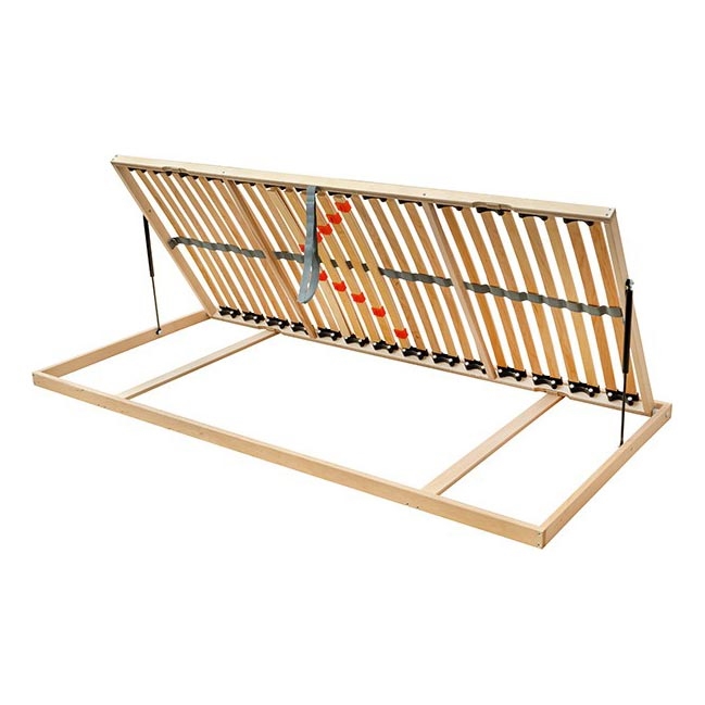 Ambiamo - Rete a doghe flessibile con inclinazione laterale a pistone ODENSE 200x90 cm destra