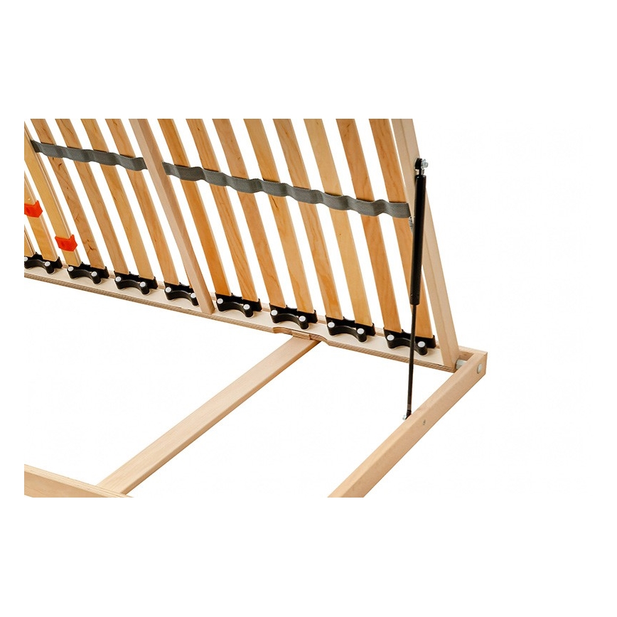 Ambiamo - Rete a doghe flessibile con inclinazione laterale a pistone ODENSE 200x90 cm destra