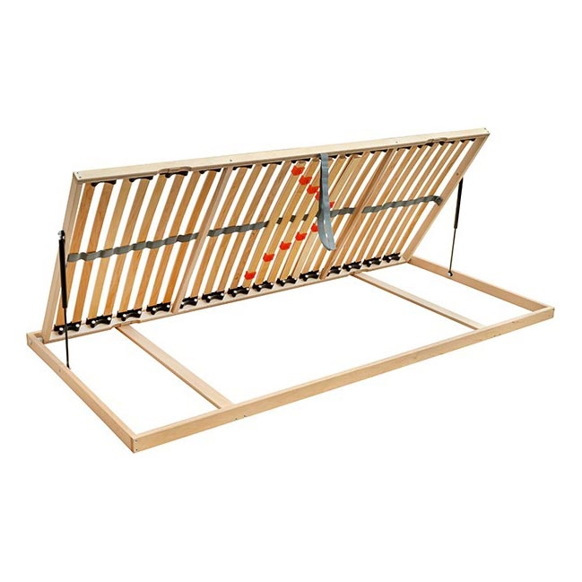 Ambiamo - Rete a doghe flessibile con inclinazione laterale a pistone ODENSE 200x90 cm sinistra